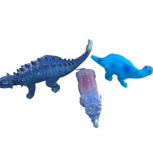 Greenbrier Dinosaur Toys Ankylosaurus‎ Brontosaurus Rhino Figures Kids